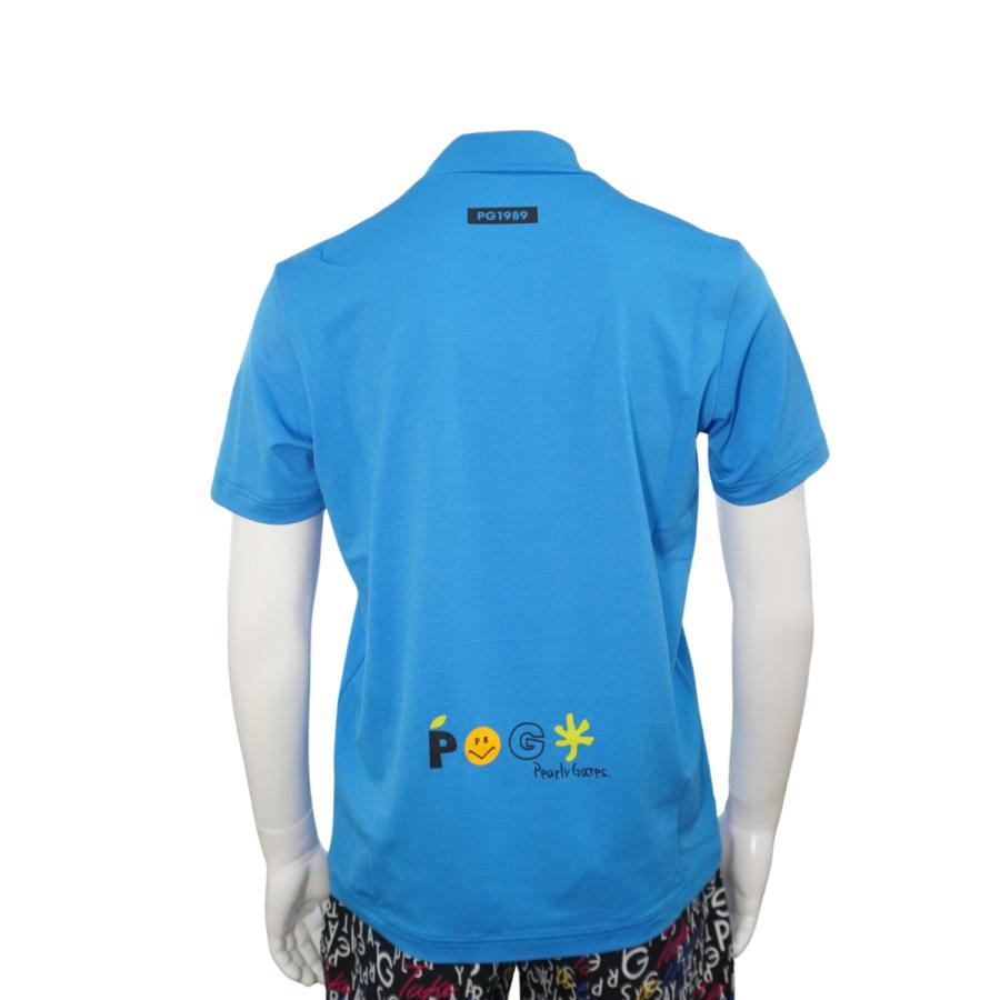 PEARLY GATES GATESベア疑似メッシュ半袖モックネックカットソー