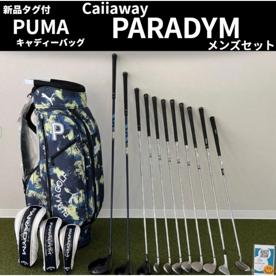 【M.】Callaway PARADYM ゴルフバッグ キャディ Callaway（キャロウェイ） PARADYM メンズゴルフセット☆新品プーマ