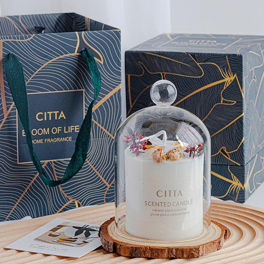 送料無料 保証 Citta Ccandle0001 おうち時間 おしゃれ お洒落 ろうそく アロマ アロマキャンドル エッセンシャルオイル キャンドル ギフト シッタ ソイアロマ ドライフラワー ハンドメイド パッケージ入り ブランド プレゼント ボタニカル ラッピング可 リラックス