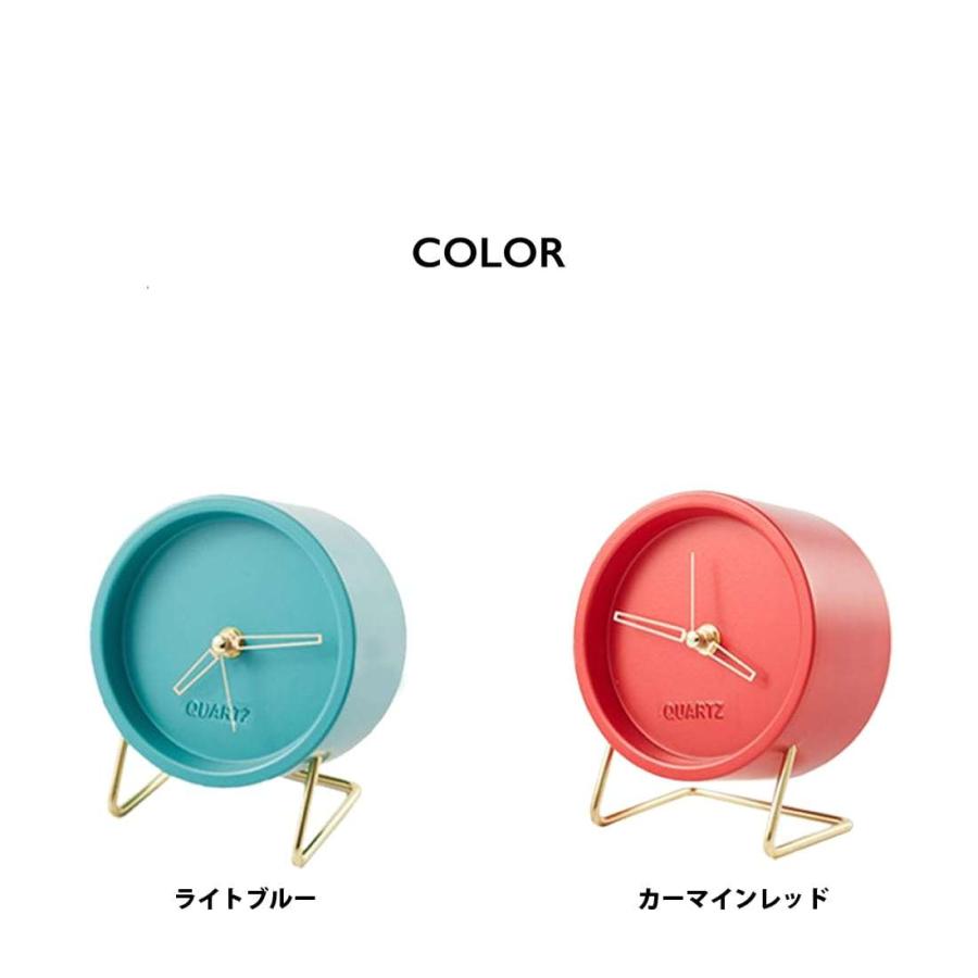 メタルフレーム 置き時計 金属 置時計 淡色 時計 パステル クロック テーブルクロック シンプル ナチュラル メタリック 静音 型押し 無地 インテリア 雑貨 韓国 Clock0025 Golwis 通販 Yahoo ショッピング