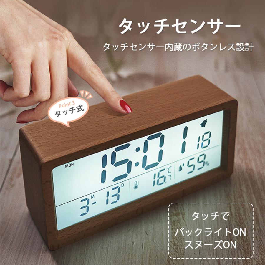 69 以上節約 新商品 目覚まし時計 デジタル おしゃれ 置き時計 北欧 Led コードレス 電池 液晶 木目 置時計 韓国 温室度計 室温系 温度計 カレンダー時計 デジタル時計 卓上 Aynaelda Com