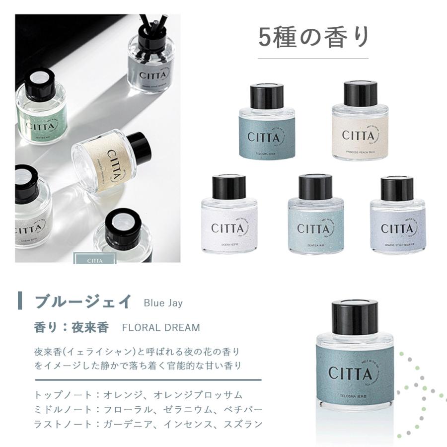 CITTA リードディフューザー 車用 アロマディフューザー 芳香剤 CITTA リードディフューザー 車用 アロマディフューザー 芳香剤