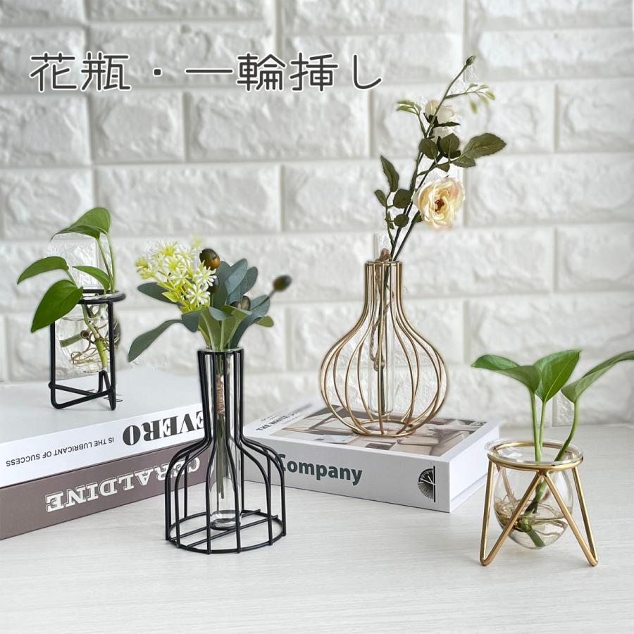 フラワースタンド*鉄アイアン×陶器*花器*アンティークスタイル*花瓶