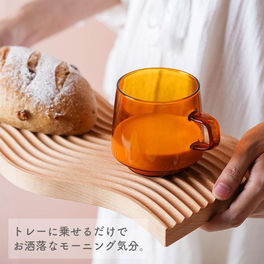 韓国雑貨 デザイン ウッド トレイ まな板 お盆 パン皿 受け皿 プレート 