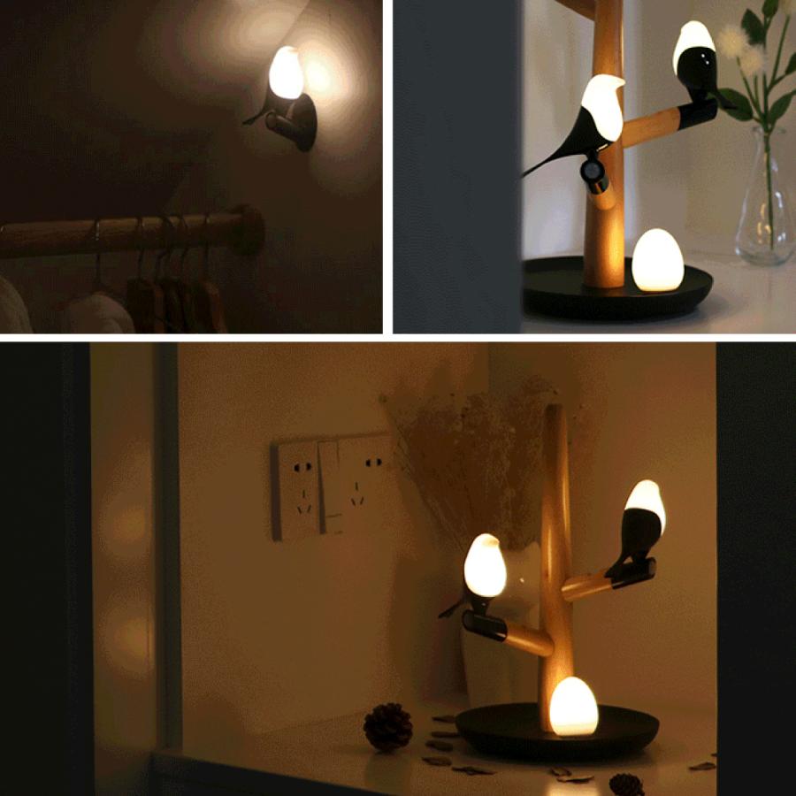 PSE認証済み ライト 鳥 鵲 カササギ 鳥型 鳥モチーフ スマート ペット