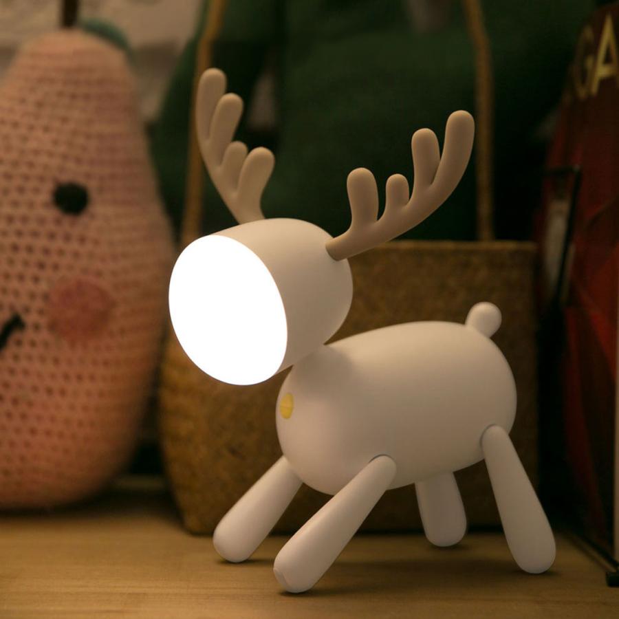 トナカイ LED デスクライト 調光 調色 授乳ライト ベビーライト 卓上