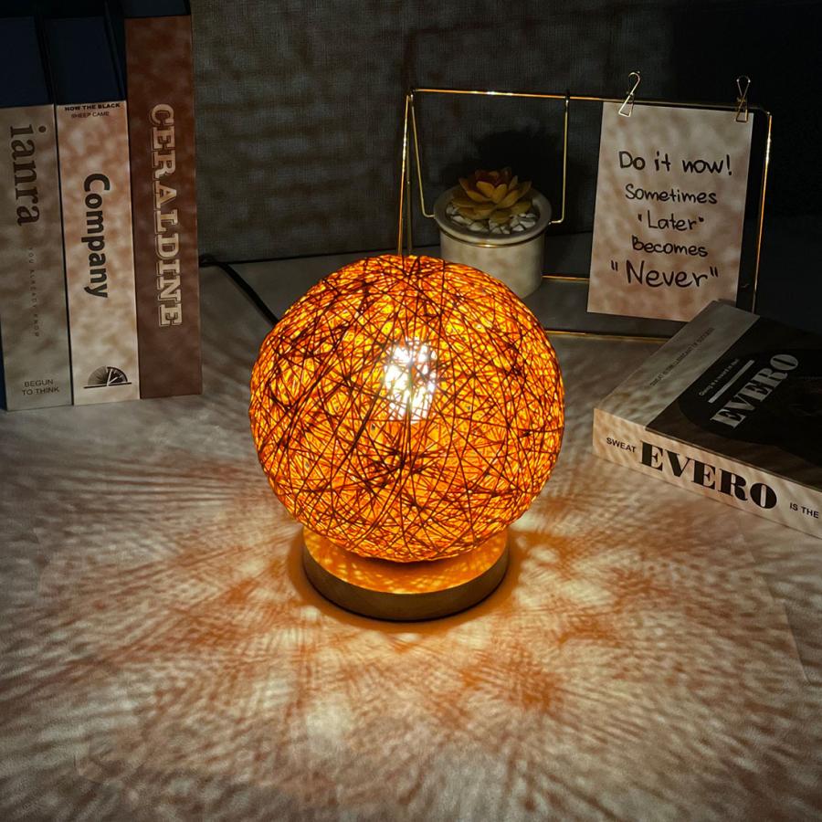 デスクライト 間接照明 テーブルランプ 北欧 天然素材 LEDライト