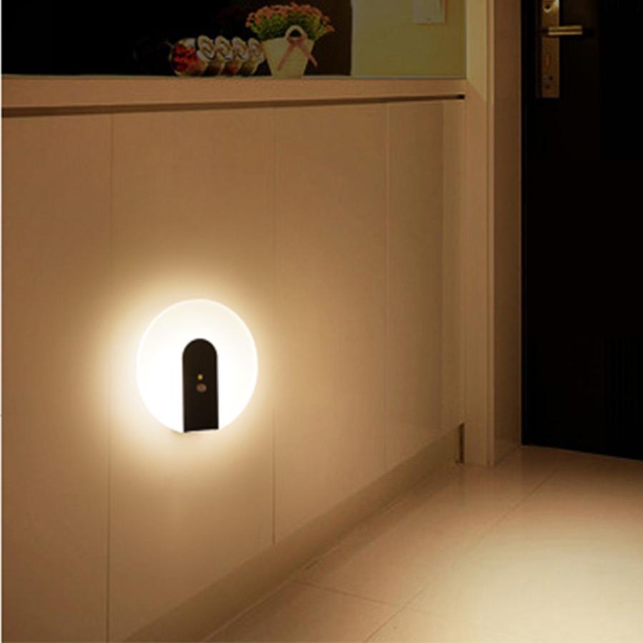 壁掛け灯 LED ライト 人感センサー 自動点灯 USB 充電式 間接