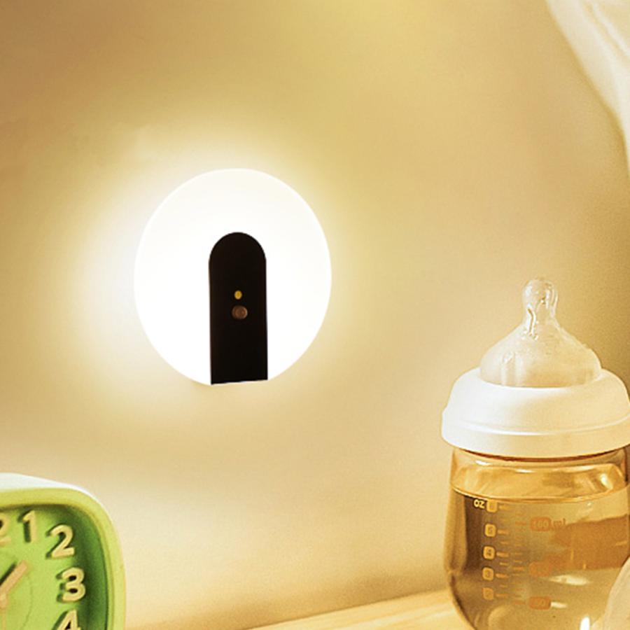 壁掛け灯 LED ライト 人感センサー 自動点灯 USB 充電式 間接