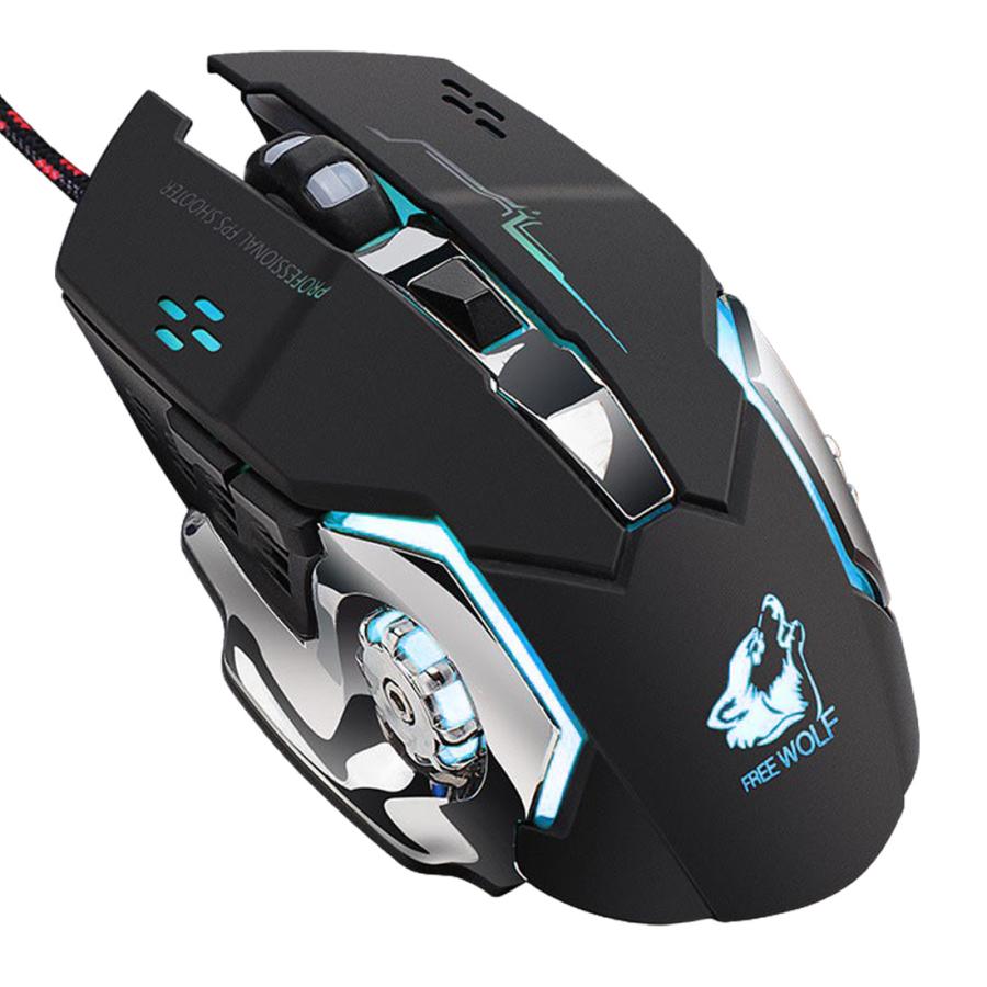 ゲーミング マウス 光学式 有線 DPI 調節 4段階 ゲーム 6ボダン プロ