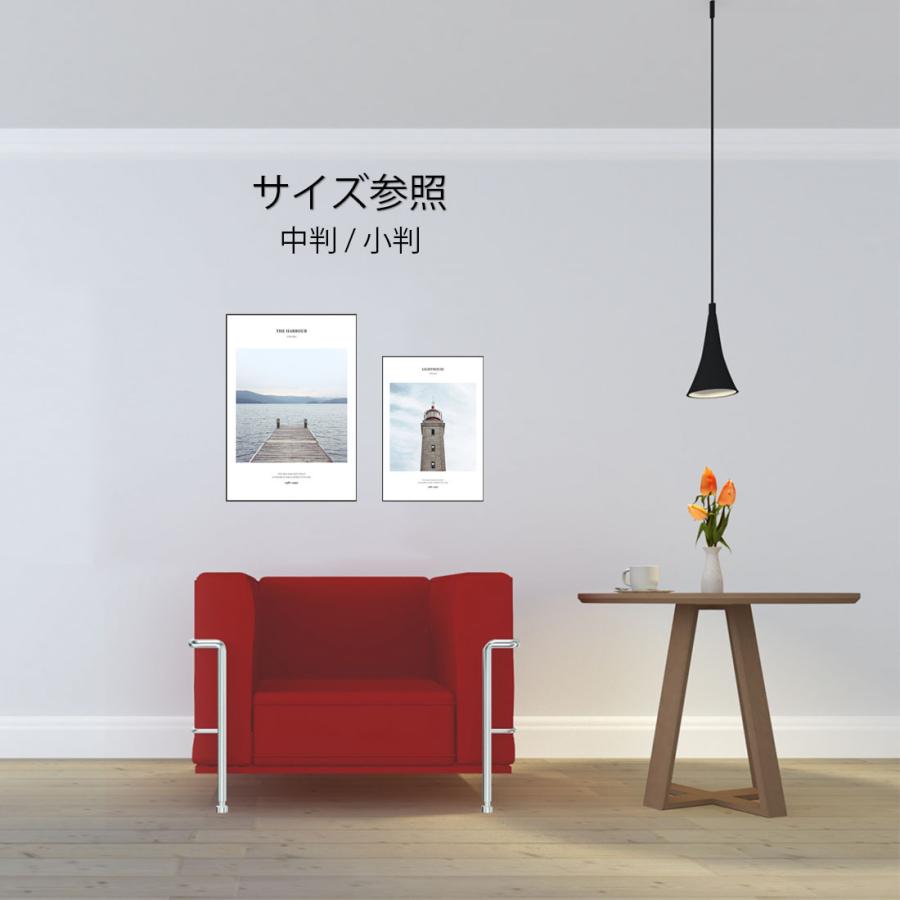 額入り ポスター おしゃれ 30 × 40 cm 小判 ファブリックポスター