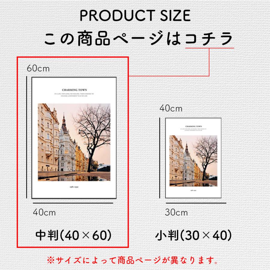 額入り ポスター おしゃれ 40 × 60 cm 小判 ファブリックポスター