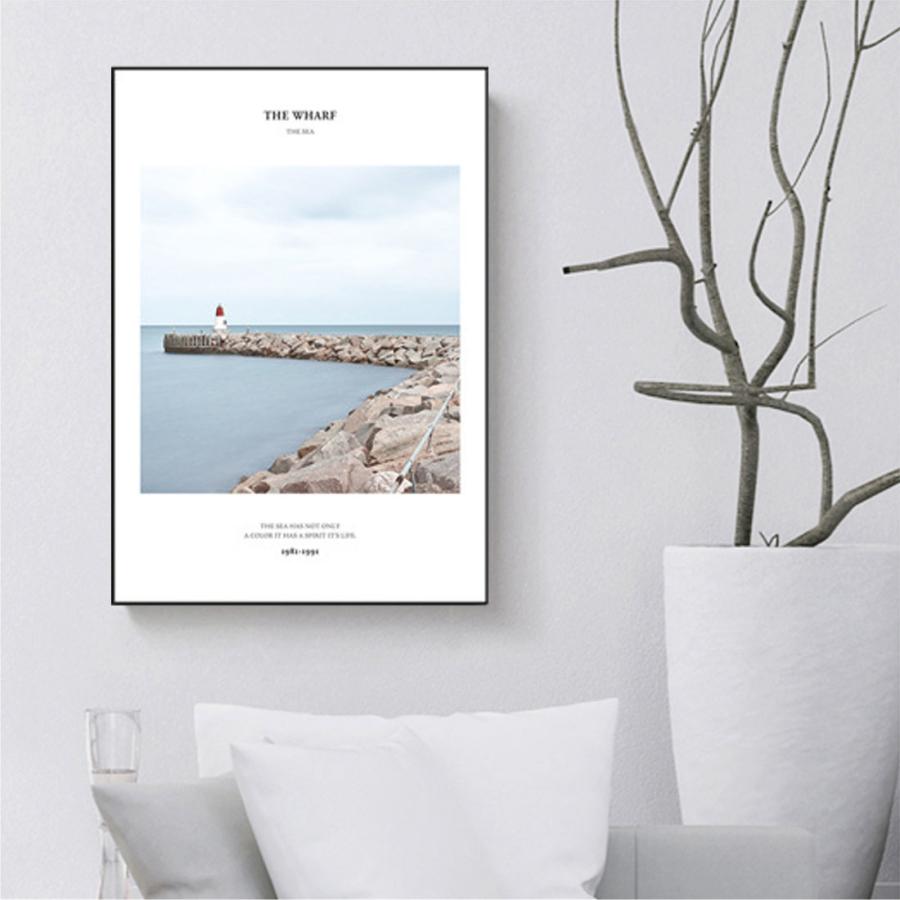 インテリア　ポスター　額入り 額入り ポスター おしゃれ 40 × 60 cm 小判 ファブリックポスター