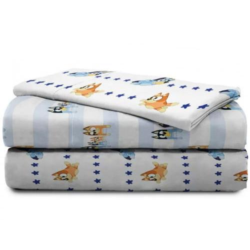 ディズニージュニア ブルーイ 3ピース ツインシーツ・セット