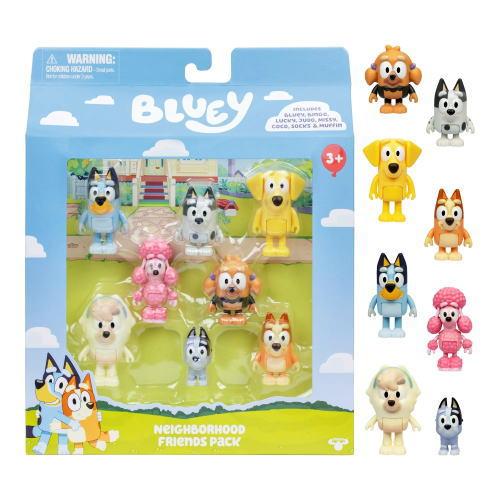 ディズニージュニア ブルーイ フレンズパック フィギュア 8体セット