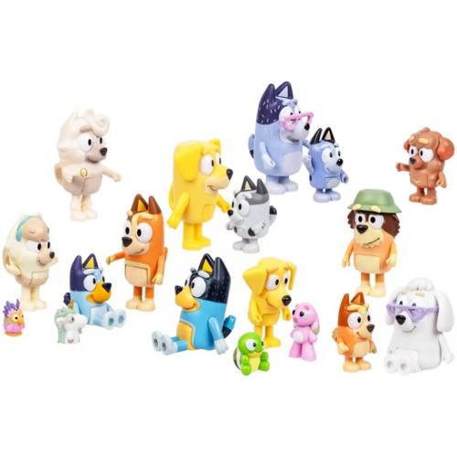 ディズニージュニア ブルーイ フレンズ＆ファミリー フィギュア 18体
