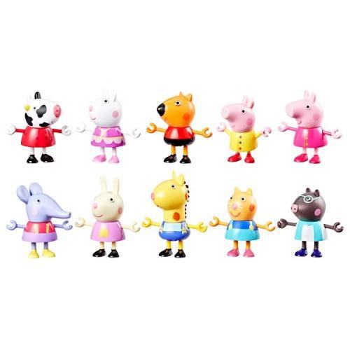 ペッパピッグ＆フレンズ ミニフィギュア 10体セット : アメリカ雑貨