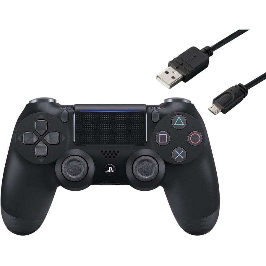 PS4 純正 ワイヤレスコントローラー(DUALSHOCK 4) ジェット・ブラック(CUH-ZCT2J)｜gomashop-y｜07