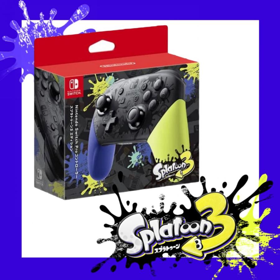 プロコン スプラトゥーン3 エディション Nintendo Switch Proコントローラー 任天堂純正 プロコントローラー :2978-001032:ゴマショップ !店 通販 Switch 純正 Proコントローラー スプラトゥーンカラー プロコン