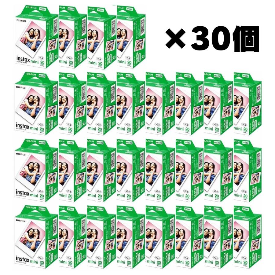 チェキフィルム instaxmini 2パック品(10枚入×2) 600枚セット(30個入り