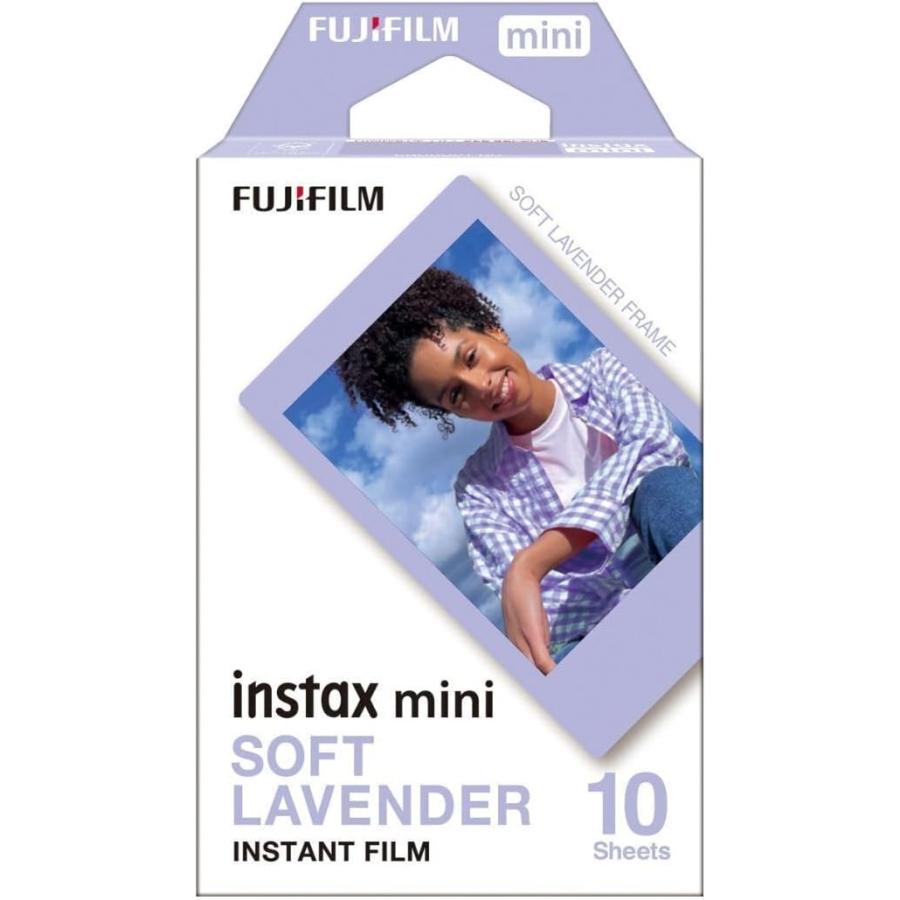 instax mini チェキフィルム instaxmini ソフトラベンダー (10枚入  