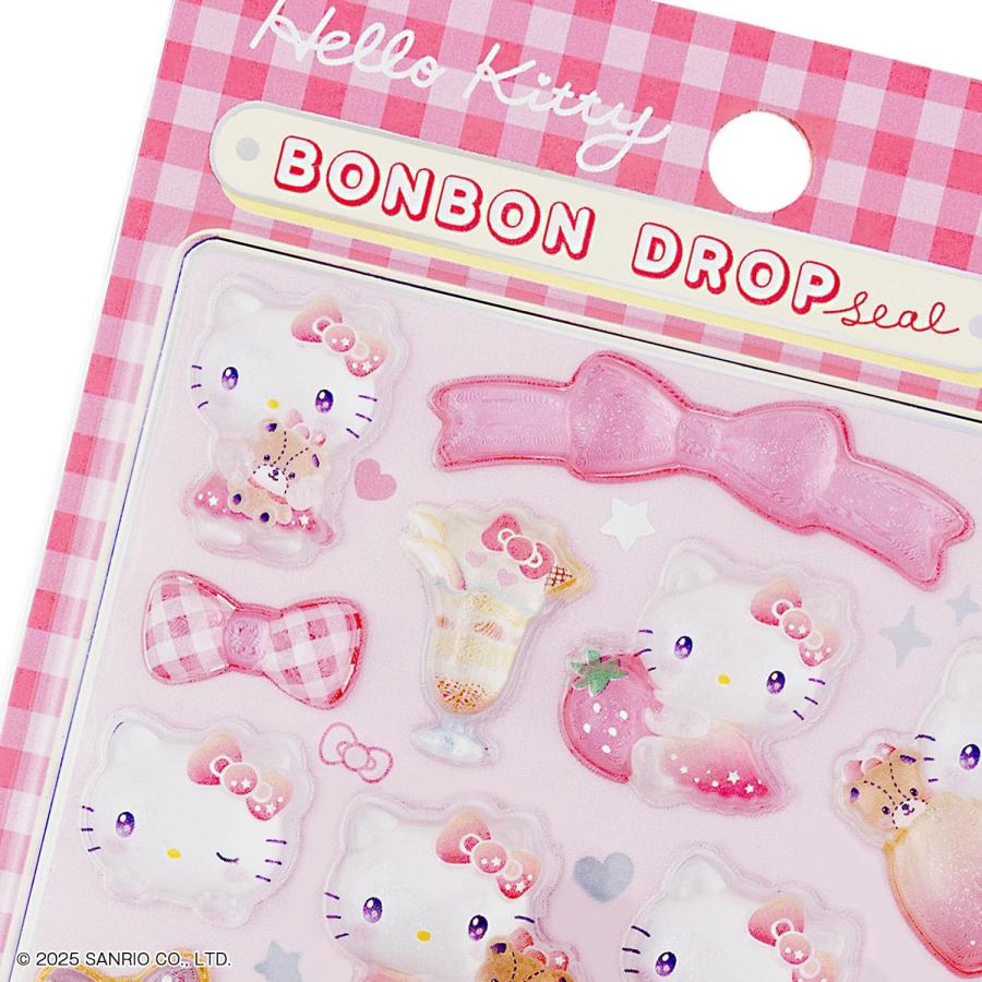 ハローキティ　ボンボンドロップシール　正規品 赤 ピンク BONBON DROPシール ボンボンドロップシール ハローキティピンク