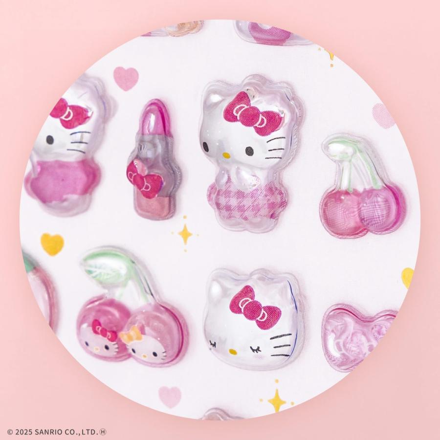 正規品　ボンボンドロップシール　 キティ　キーホルダー　ヘアクリップ　セット サンスター文具 BONBON DROP SEAL(ボンボンドロップシール) サンリオ
