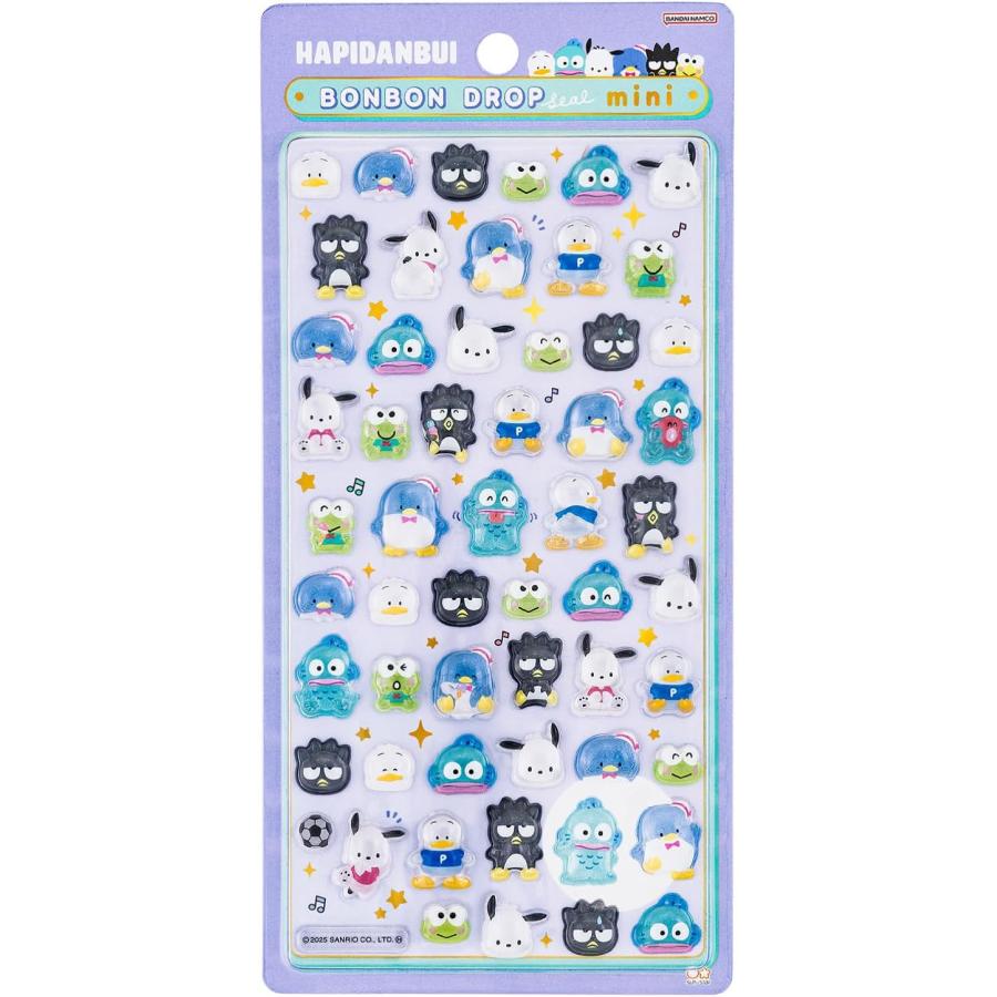 ボンボンドロップシール ミニ はぴだんぶい サンリオキャラクターズ