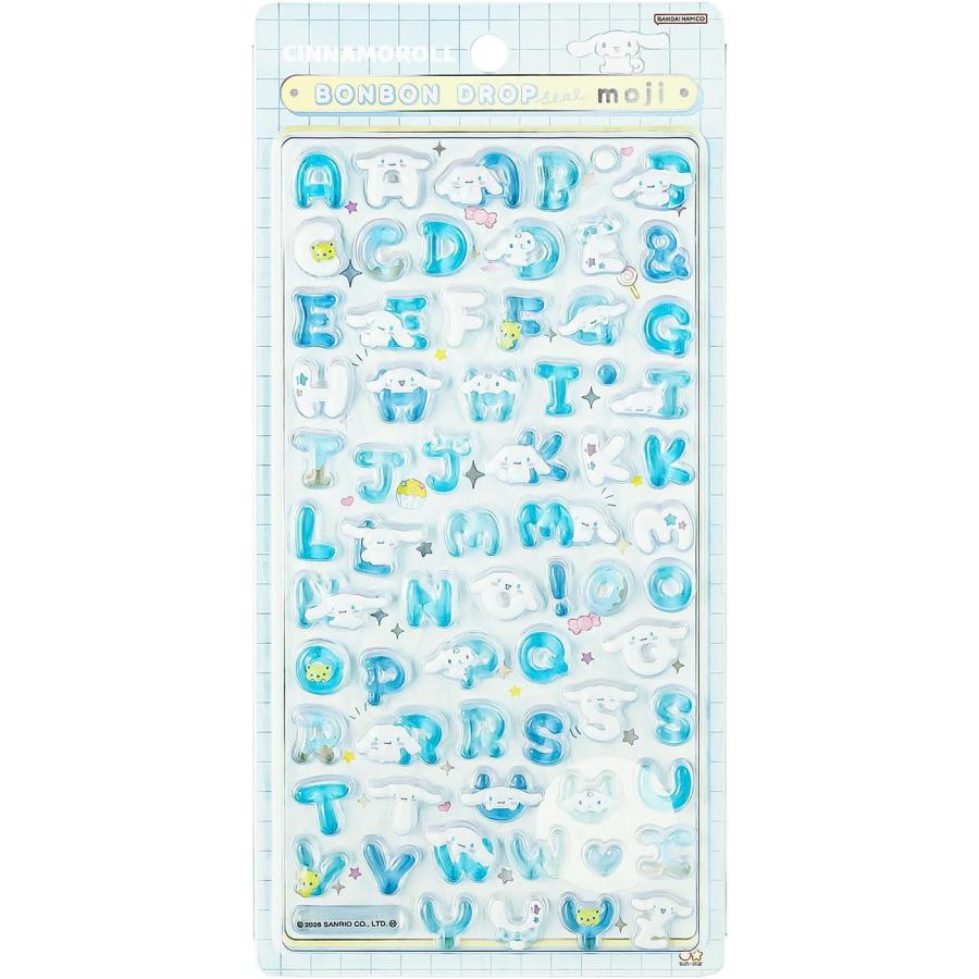 ボンボンドロップシール シナモロール サンリオキャラクターズ 文字