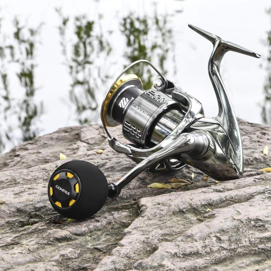 ゴメクサス Gomexus リール シマノ Shimano TypeA ダイワ Daiwa TypeS 冬釣り対応 カスタム ハンドルノブ 38mm EVA製 パーツ 交換｜gomexus｜05