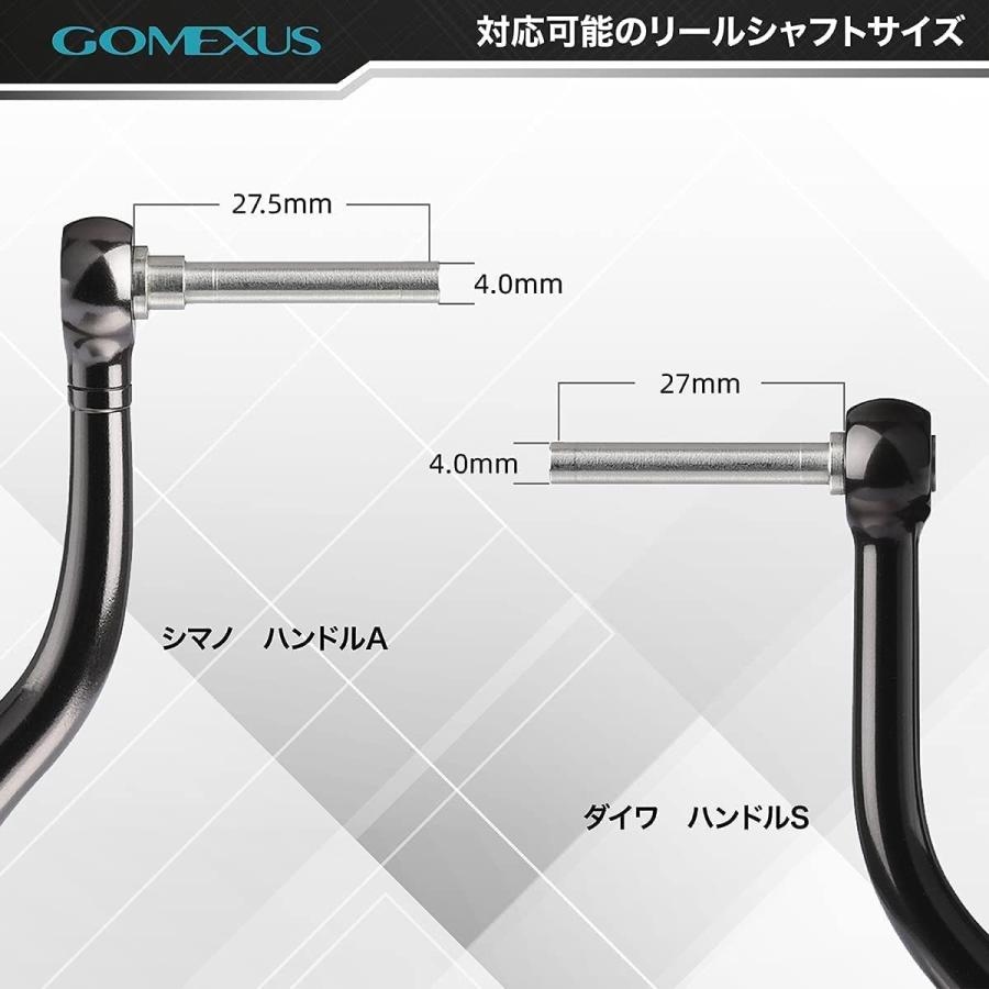 リール ハンドルノブ 38mm カーボン シマノ Shimano TypeA ダイワ Daiwa Type S スピニング ベイトリール カスタム パーツ 交換 ゴメクサス Gomexus｜gomexus｜11