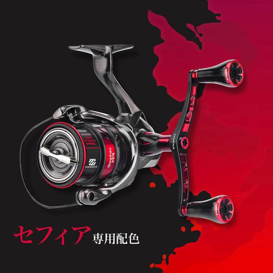 ゴメクサス 98mm ダブル ハンドル シマノ Shimano スピニングリール 用, セフィアシリーズ、ヴァンキッシュシリーズ対応 チタン ノブ 20mm or 22mm ×2 Gomexus｜gomexus｜08