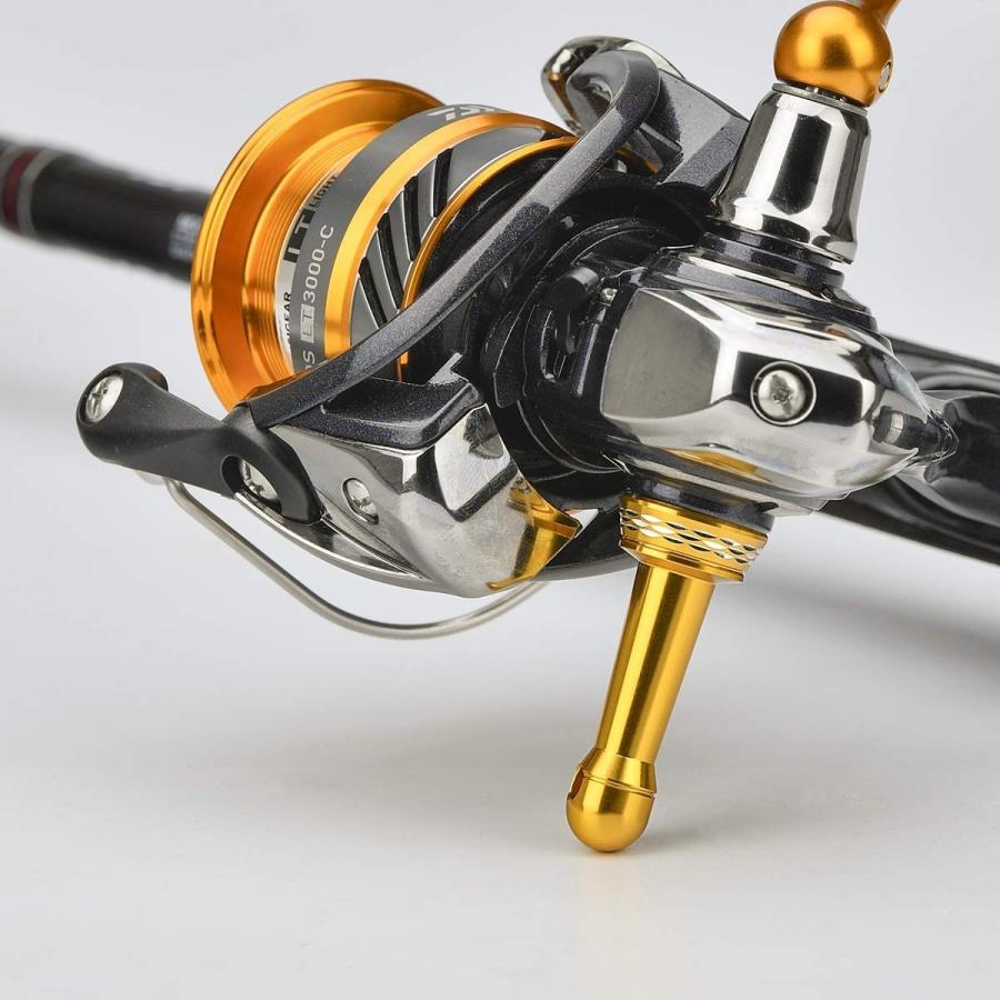リールスタンド シマノ shimano ダイワ daiwa 共回り式 スピニングリール専用 カスタム パーツ ボディキーパー 42mm ゴメクサス Gomexus|gomexus|02