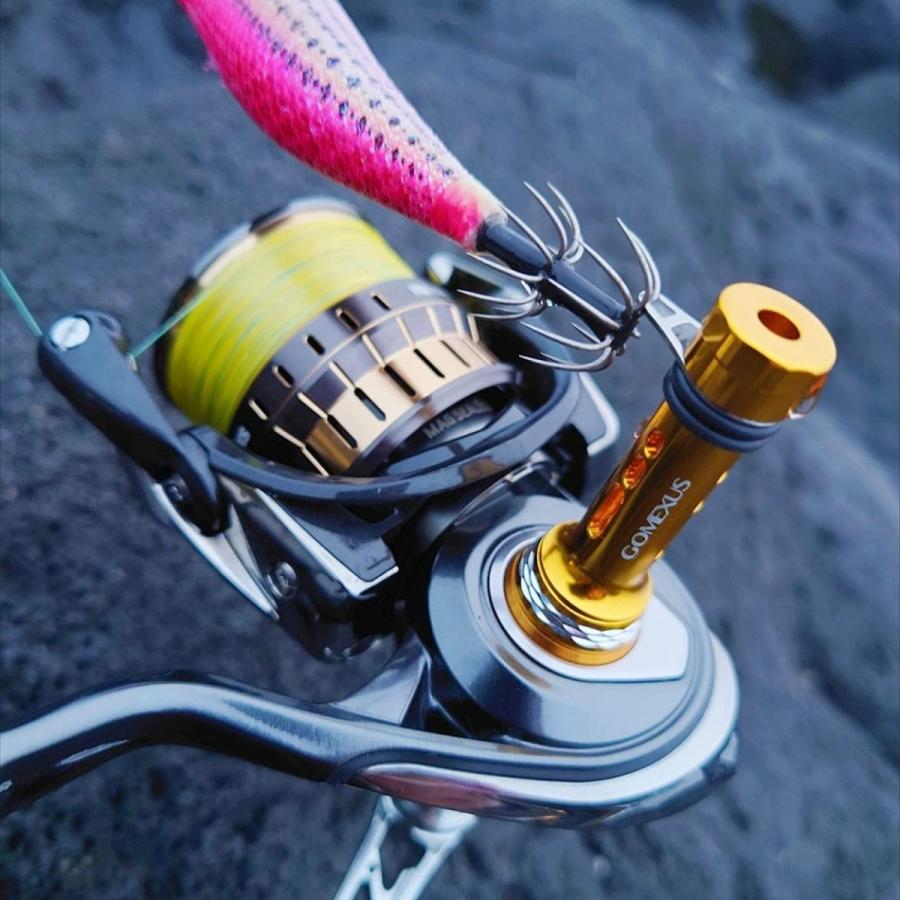 リールスタンド シマノ shimano ダイワ daiwa スピニングリール用 カスタム パーツ ボディーキーパー アルミ 46mm ゴメクサス Gomexus｜gomexus｜13