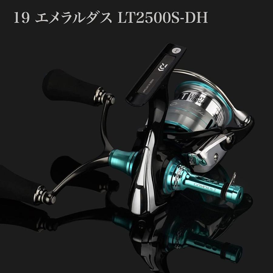 リールスタンド エメラルダスカラー ダイワ daiwa スピニング リール用 カスタム パーツ ボディーキーパー アルミ 46mm ゴメクサス Gomexus｜gomexus｜02