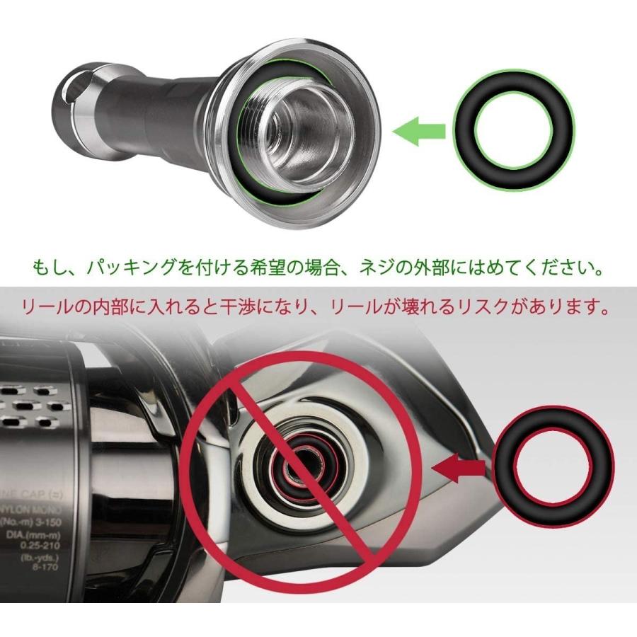 リールスタンド シマノ shimano ダイワ daiwa スピニング リール用 折り畳み カスタム パーツ ボディーキーパー アルミ 48mm ゴメクサス Gomexus｜gomexus｜17