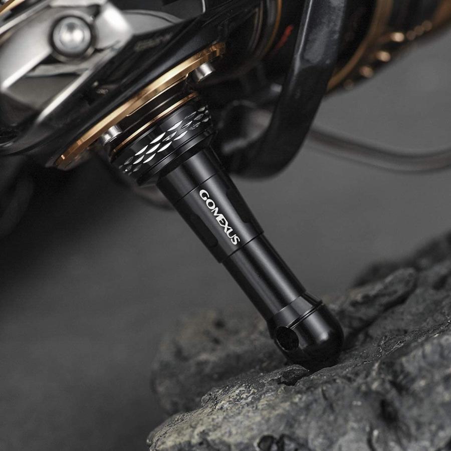 リールスタンド シマノ shimano ダイワ daiwa スピニング リール用 折り畳み カスタム パーツ ボディーキーパー アルミ 48mm ゴメクサス Gomexus|gomexus|06