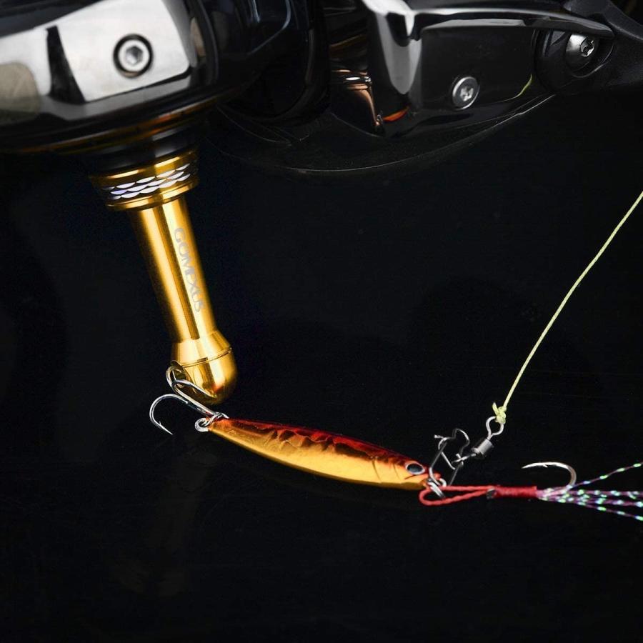 リールスタンド シマノ shimano ダイワ daiwa スピニング リール用 折り畳み カスタム パーツ ボディーキーパー アルミ 48mm ゴメクサス Gomexus｜gomexus｜16