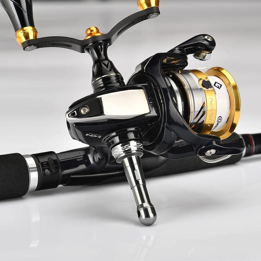 リールスタンド シマノ shimano ダイワ daiwa 共回り式 スピニングリール専用 カスタム パーツ ボディキーパー 46.5mm 折り畳み ゴメクサス Gomexus｜gomexus｜07