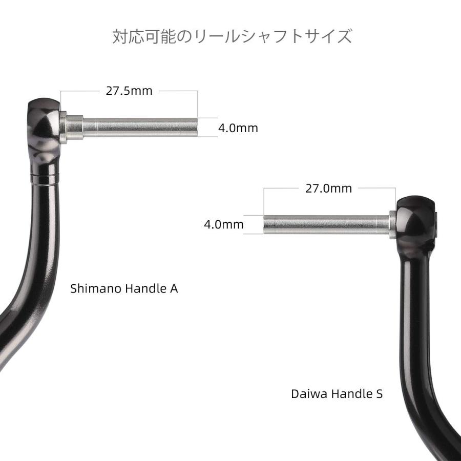 GOMEXUS（ゴメクサス） リール ハンドルノブ 22mm アルミ シマノ
