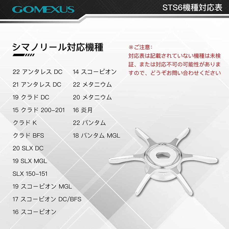 ゴメクサス ベイトリール シマノ用スタードラグ 5.4g 左右共用