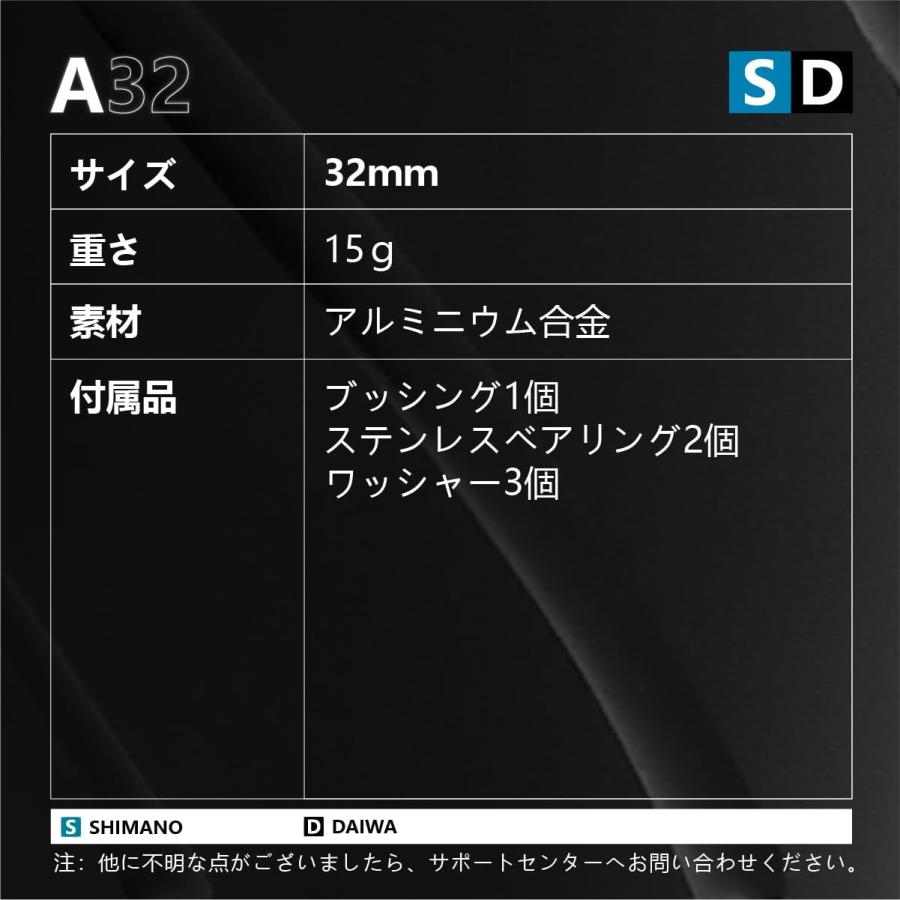 送料無料】ゴメクサス ハンドルノブ 32mm アルミ シマノ Shimano TypeA