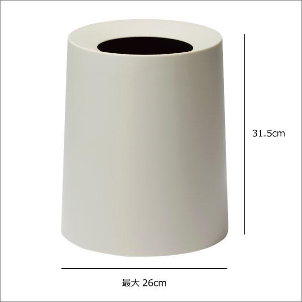 ゴミ箱 おしゃれ 丸型 キッチン用 リビング用 ダストボックス ごみ箱 トイレ用 ideaco TUBELOR HOMME イデアコ チューブラー オム | ideaco | 09