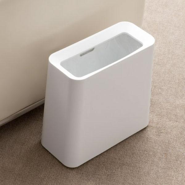 ゴミ箱 ダストボックス おしゃれ 袋が見えない 10L 10リットル スクエア インテリア雑貨 シンプル サニタリー 約幅15cm ideaco TUBELOR Hi-GRANDE 2個セット_2