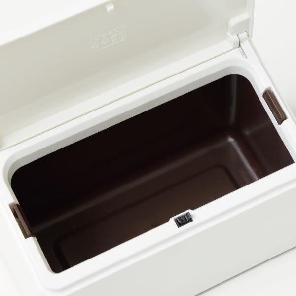 りぃ/ビゴター/LUNCH 【未使用美 品/箱付き】 ideaco ゴミ箱 おしゃれ フタ付き 小さい 北欧 卓上 キッチン ごみ箱