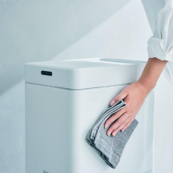 ゴミ箱 自動開閉 おしゃれ ごみ箱 センサー スリム コンパクト キッチン 生ごみ フタ付き 22L オムツ リビング 袋が見えない Re・De Bin スマートダストボックス_16
