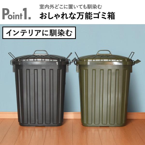 東谷 ゴミ箱 おしゃれ 分別 屋外 ダストボックス フタ付き 大