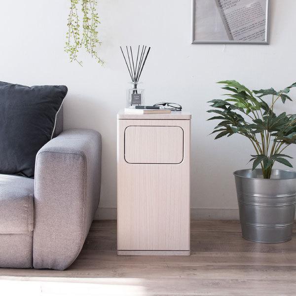 宮武製作所 ゴミ箱 木製 おしゃれ 20リットル フロントオープン スリム