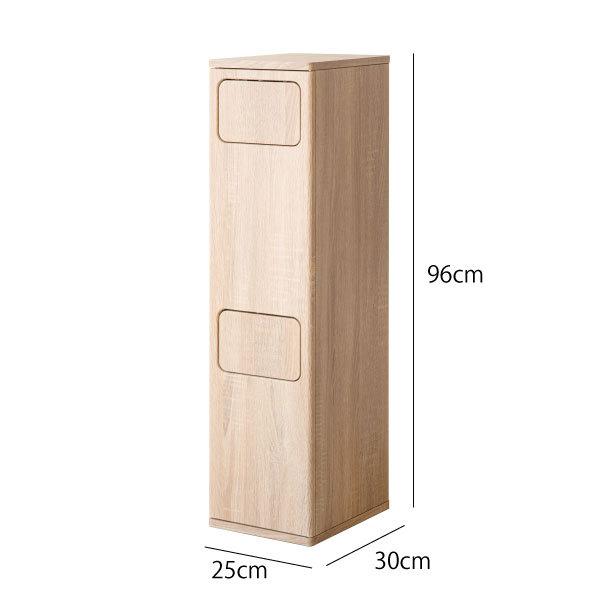 【未使用】宮武製作所 スリム ゴミ箱 2段 20L×2 ダストボックス 北欧風 宮武製作所 ゴミ箱 分別 スリム 二段 おしゃれ 縦型 キッチン 幅