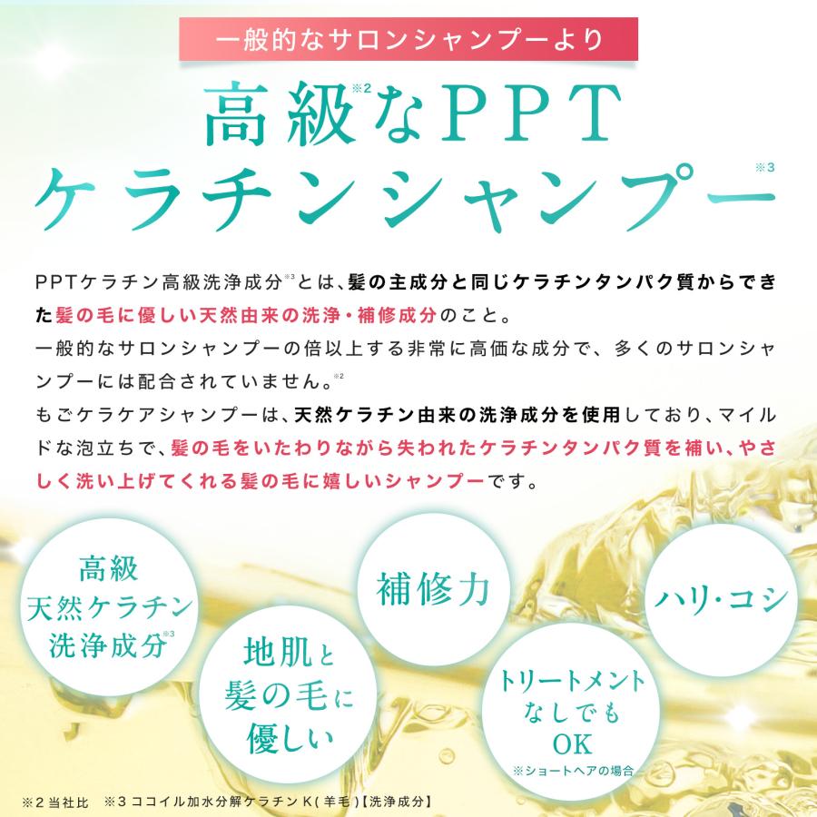ケラチン シャンプー もごケラケアシャンプー 20ml お試しサイズ